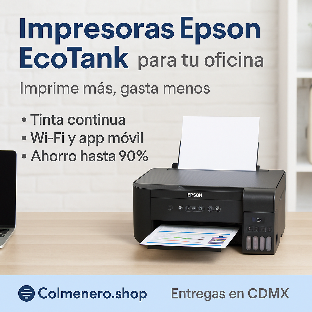Impresoras Epson EcoTank: imprime más, gasta menos
