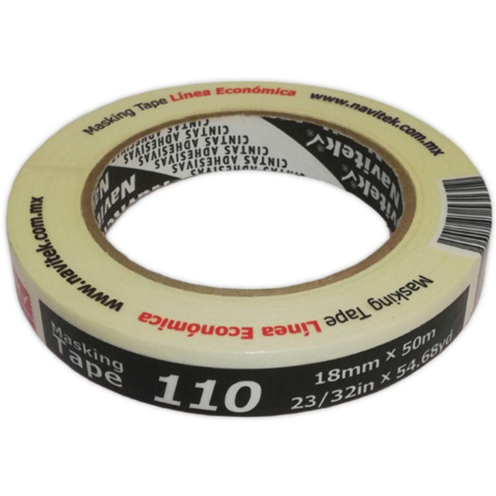 Masking Tape Uso 110 Navitek Color Natural 18 Mm X 50 M - Colmenero Shop