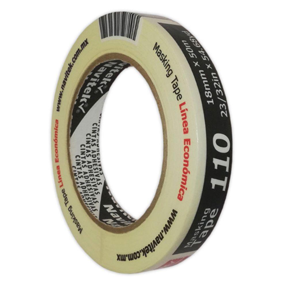 Masking Tape Uso 110 Navitek Color Natural 18 Mm X 50 M - Colmenero Shop