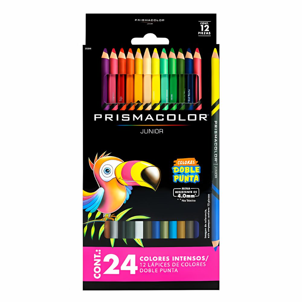 Colores Prismacolor Junior Doble Punta Con 12 Lápices (24 Colores)