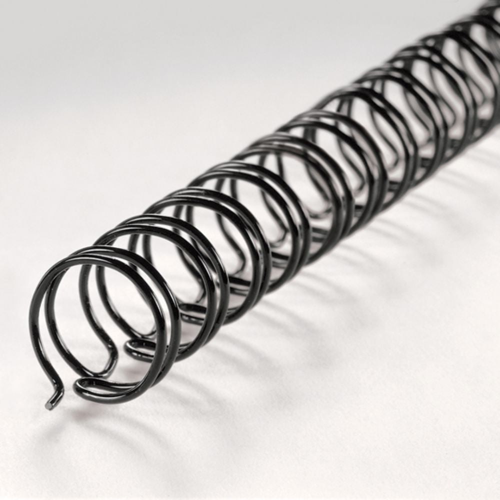 Arillo Metal Twin Loop 5/8" Negro Gbc Paso 2:1 Capacidad 106-140 Hojas