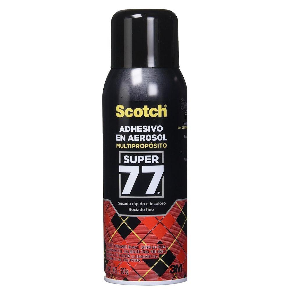 Adhesivo Super 77 Scotch 3M en Aerosol – Multipropósito y Permanente