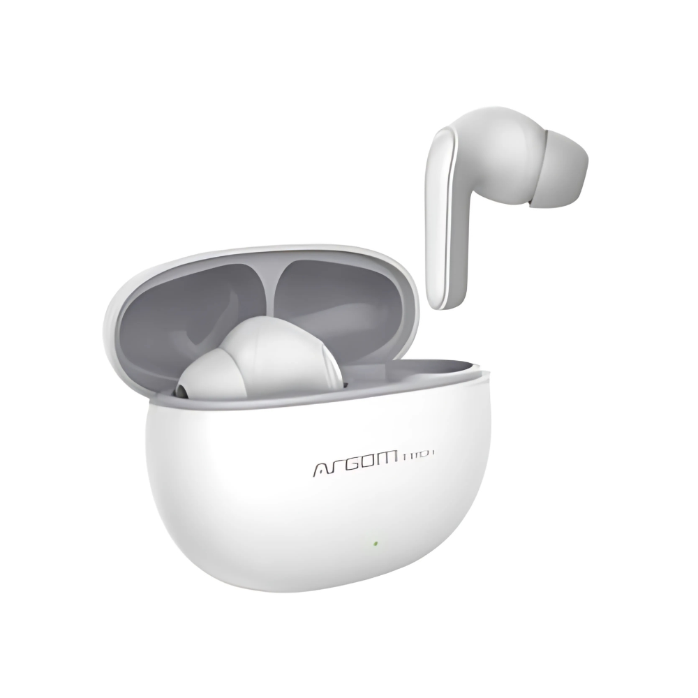 Audífonos Argomtech Inalámbricos Skeipods E20 Control Táctil Resistente Al Agua Blanco. - Colmenero Shop