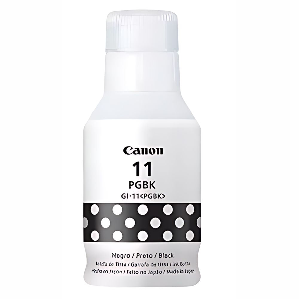 Tinta Canon Gi-11 Negra para G2160 y G3160 | Alto Rendimiento