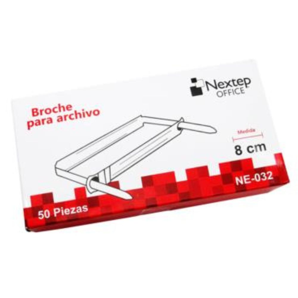Broche Nextep Archivo No.8 Cm C/50 Piezas