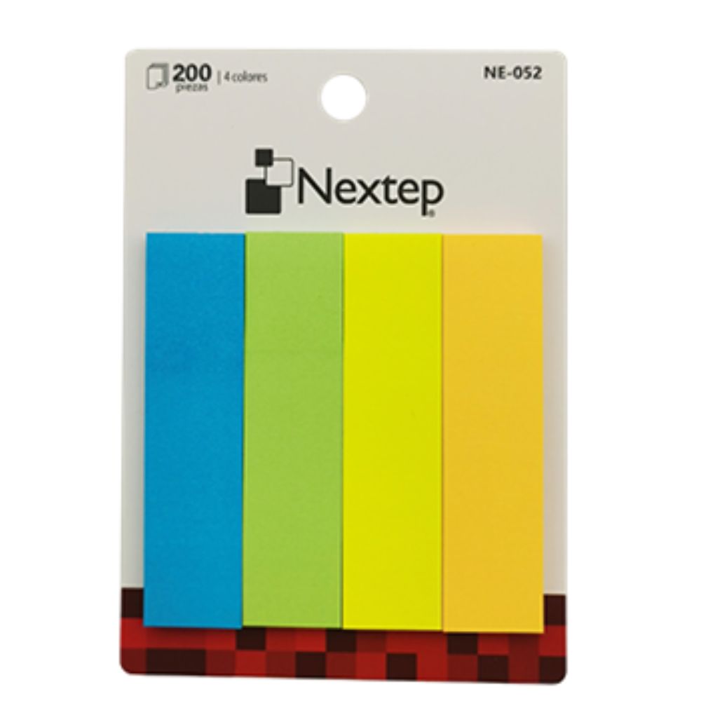 Banderitas Nextep Neón 4 Blocks Con 200 Piezas - Colmenero Shop