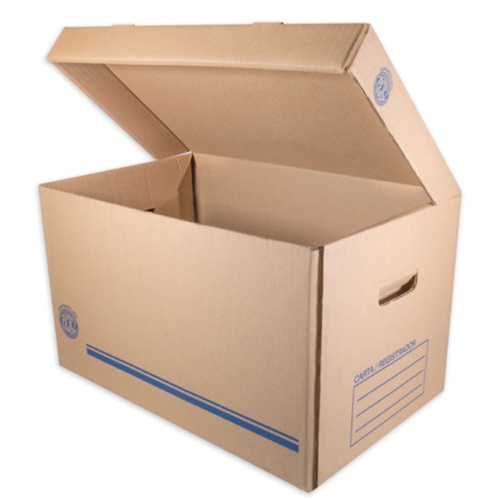 Caja de archivo GEO kraft para registrador OFICIO