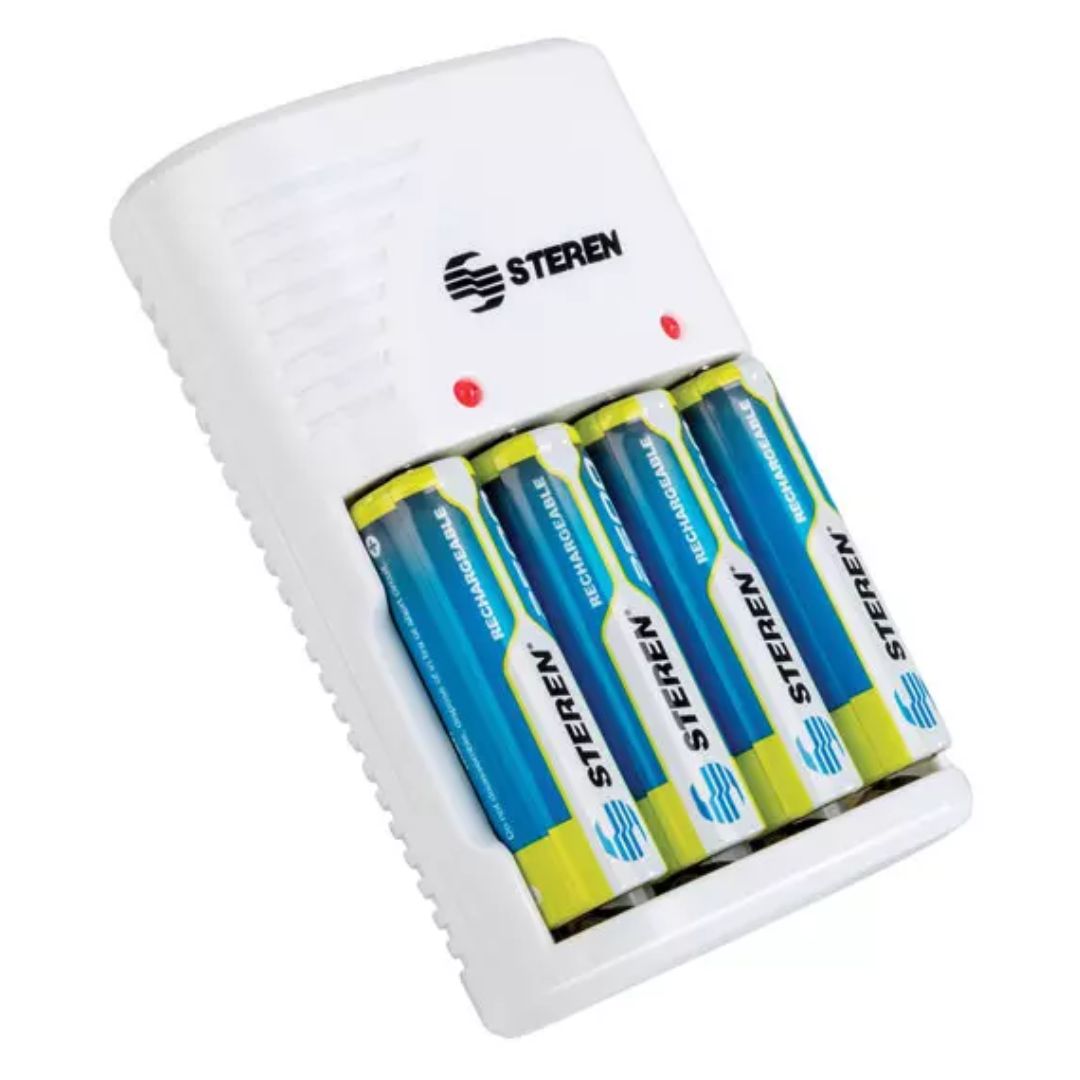 CARGADOR DE PILA STEREN CRG-020