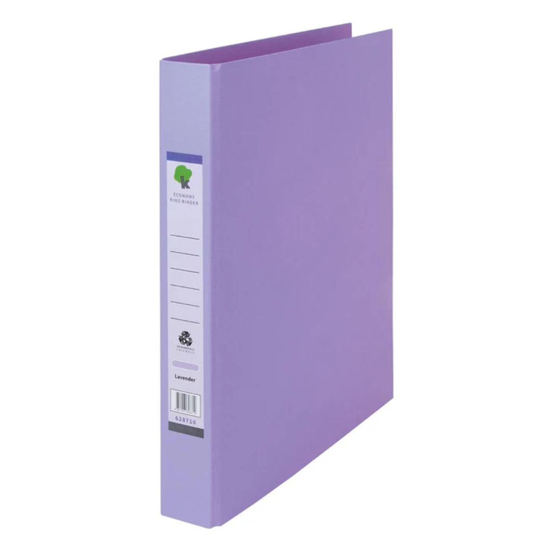 Carpeta De Carton Forrada De PVC Techmakro 1'', Carta, Resistente al agua, Color Lavanda