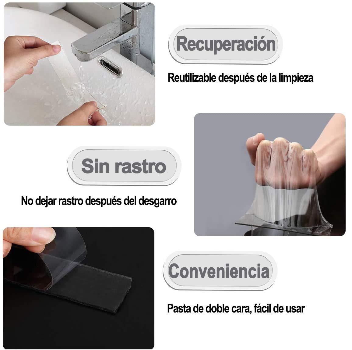 Nano Cinta De Doble Cara Transparente Reutilizable - Colmenero Shop