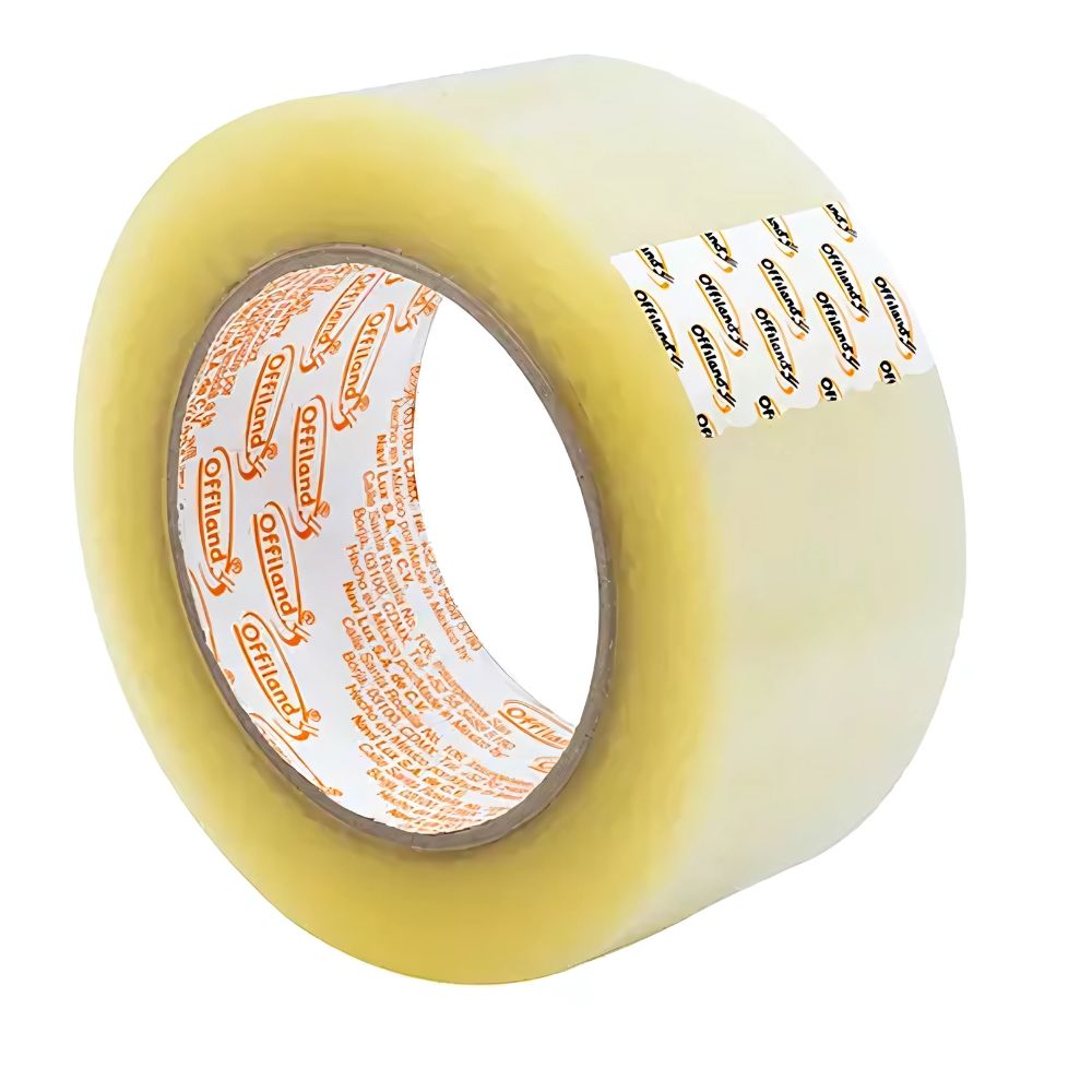 Cinta de Empaque Offiland 040 Transparente 48mm x 150m | 6 Rollos