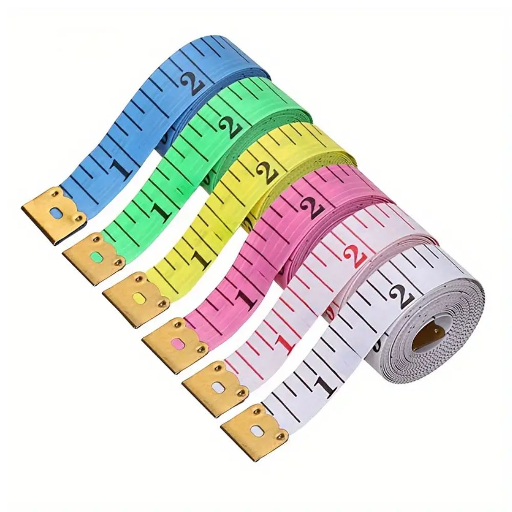 Cinta Metrica Sastre Suave de 150 cms Con 5 pz