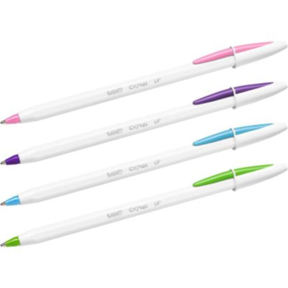Bolígrafo Bic Cristal Up Punta 1.2mm Colores Surtidos C/15 Piezas