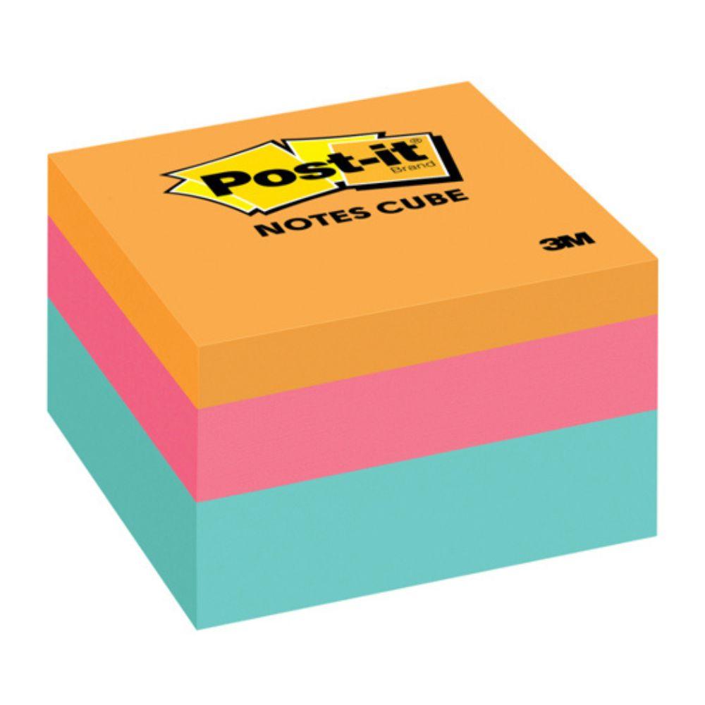 Cubo Notas Post-It Aqua 3x3 Pulg 2018LA - Colmenero Shop