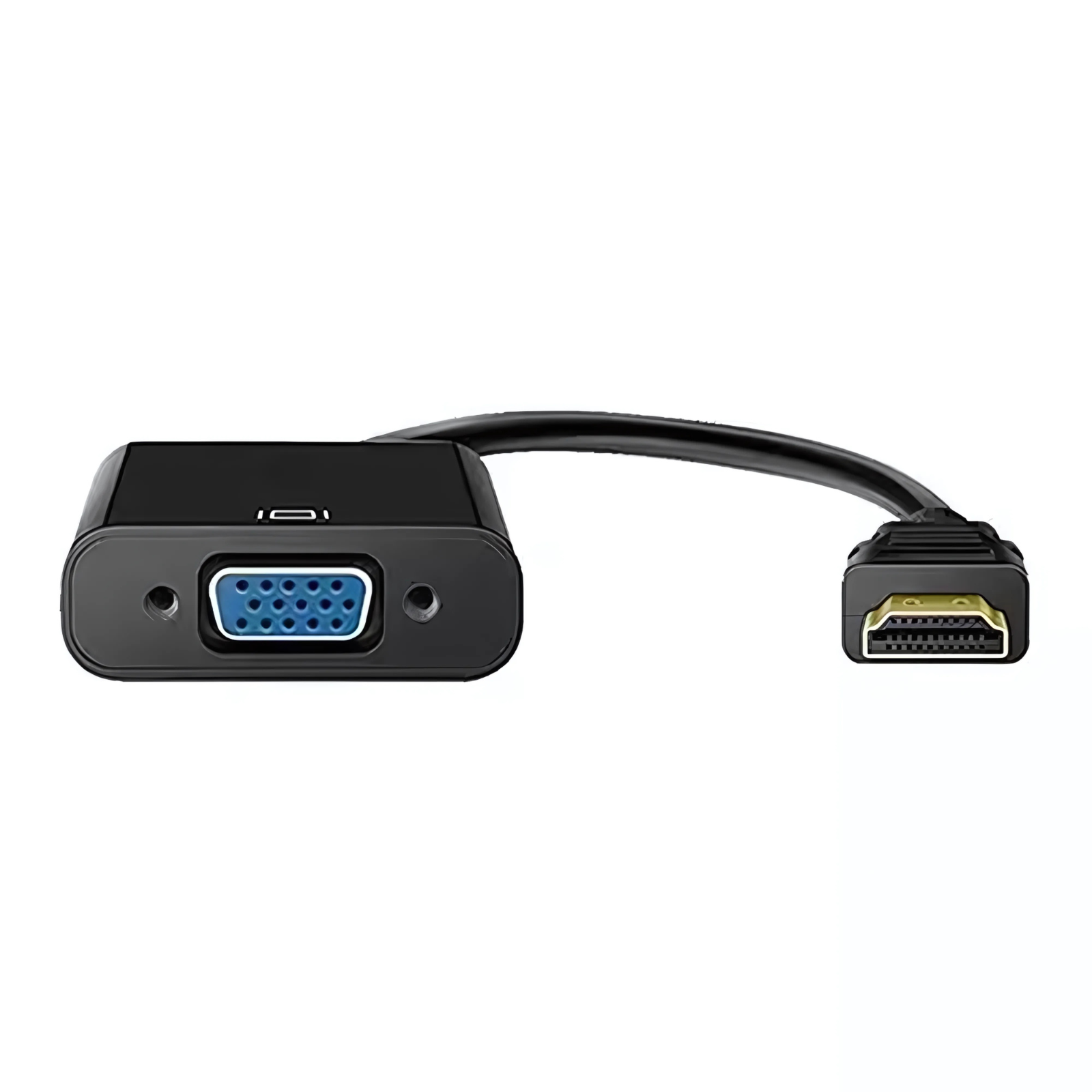 Cable Adaptador - Convertidor Hdmi Macho A Vga Hembra, Hd15 - 1080 Dpis, (1920x1080), Convertidor Hdmi A Vga, Negro - Colmenero Shop