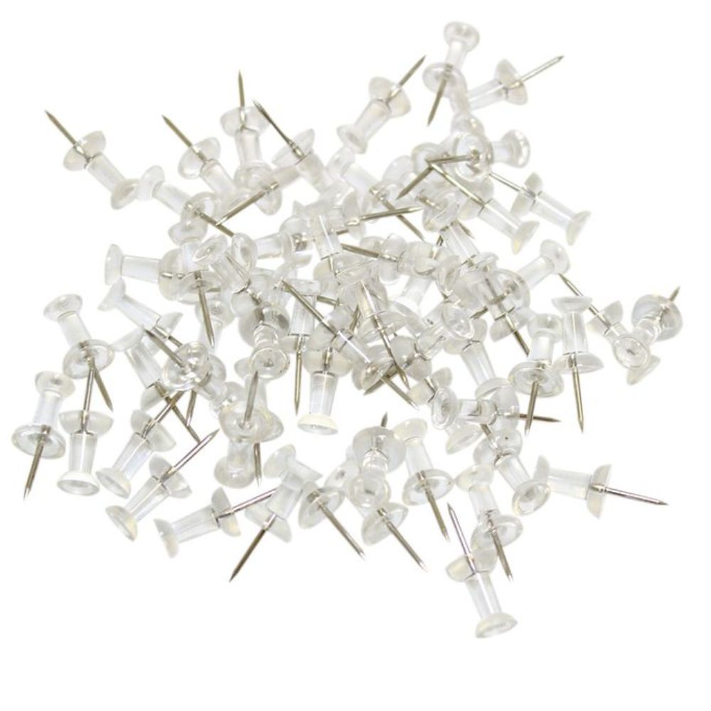 Caja De Pines Mae Transparentes Con 100 Piezas - Colmenero Shop