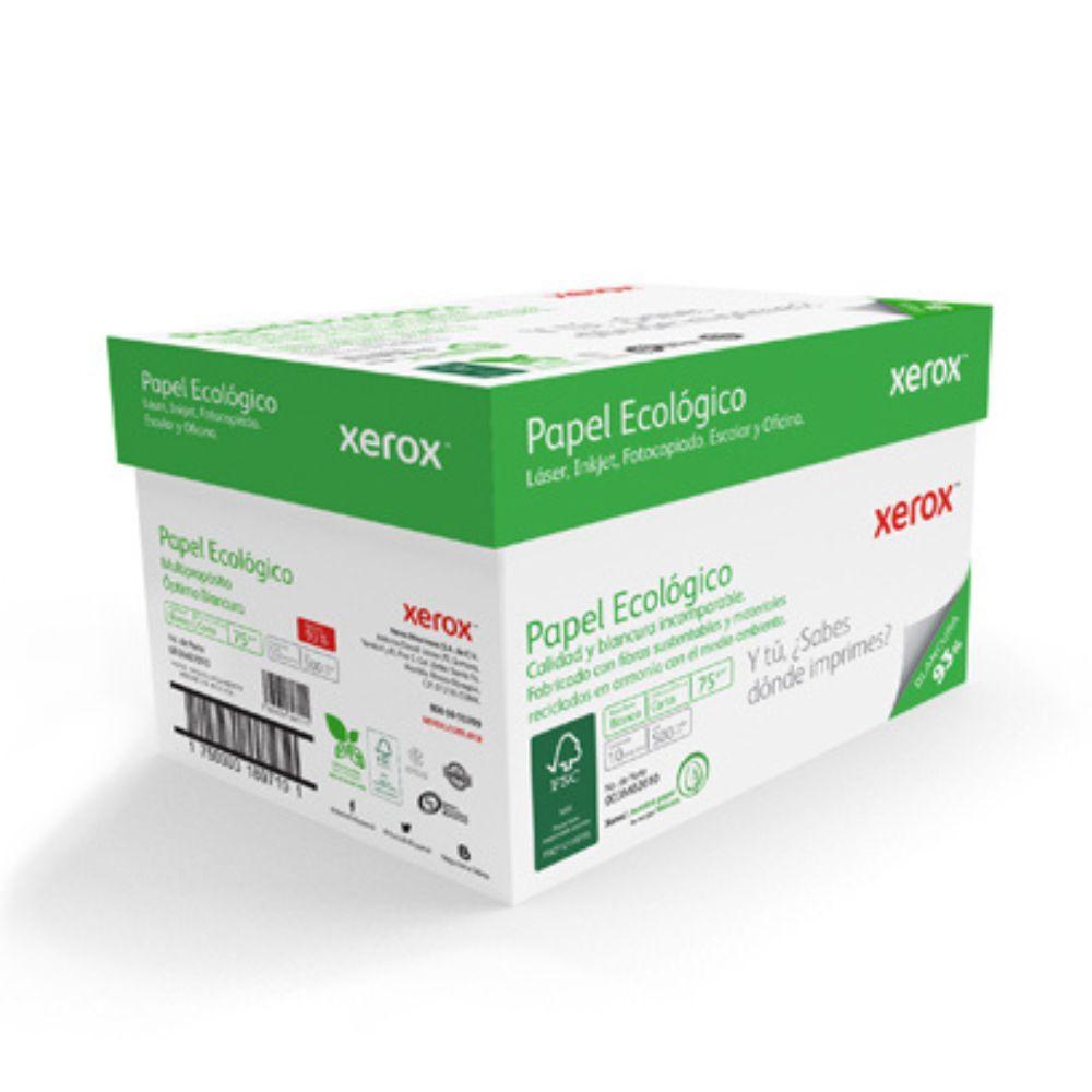 Caja de Papel Bond Xerox Ecologico Carta c/5000 hjs. - Colmenero Shop