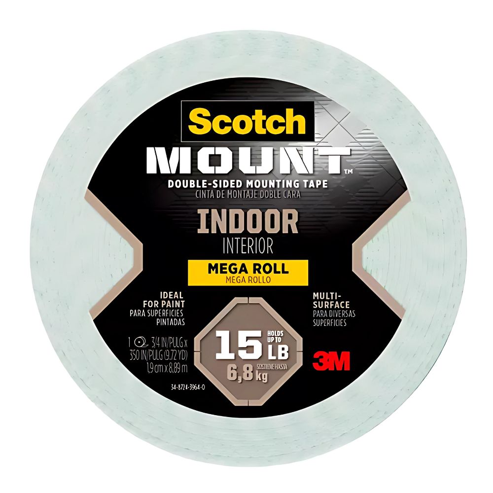 Cinta Doble Cara 3M 110H-Long 19mm x 8.9m - Montaje Interior Profesional