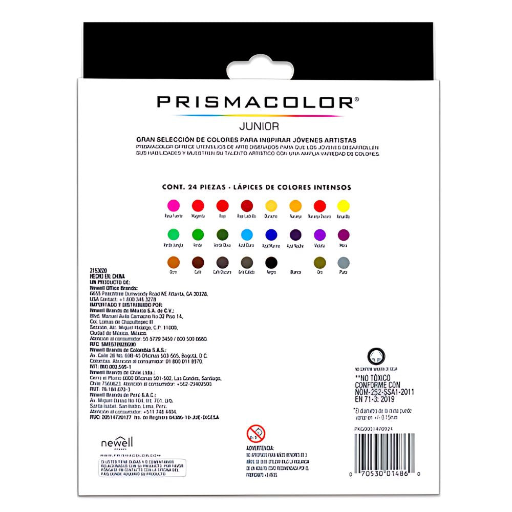 Colores Prismacolor Junior 24 Pzs | Lápices para Escuela y Arte – Colmenero Shop