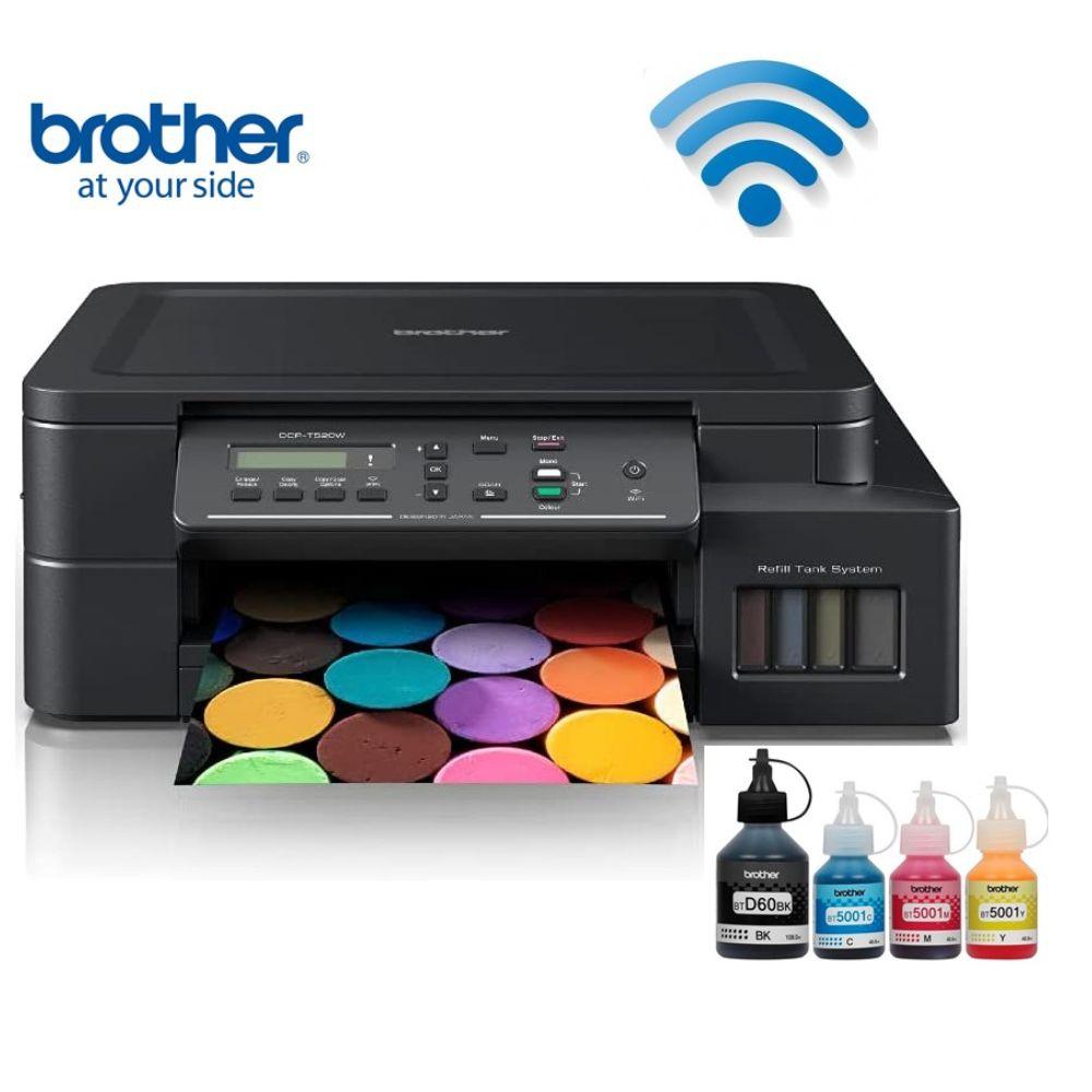 Multifuncional Brother (F1gp) Inkbenefit Tank Dcp-T520w Color Inyección De Tinta Conectividad Inalámbrica/Móvil - Colmenero Shop
