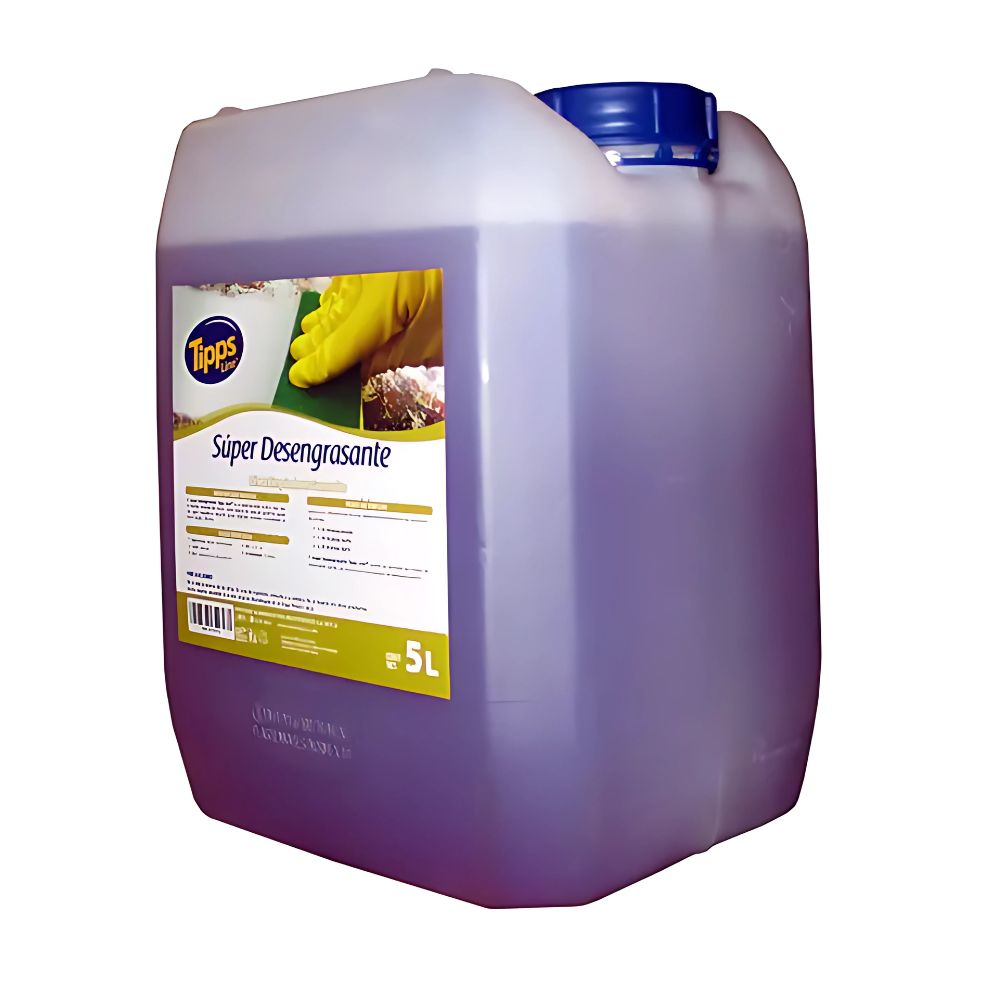 Desengrasante Tipps 5L | Removedor de Grasas Industrial | pH 12.5-13