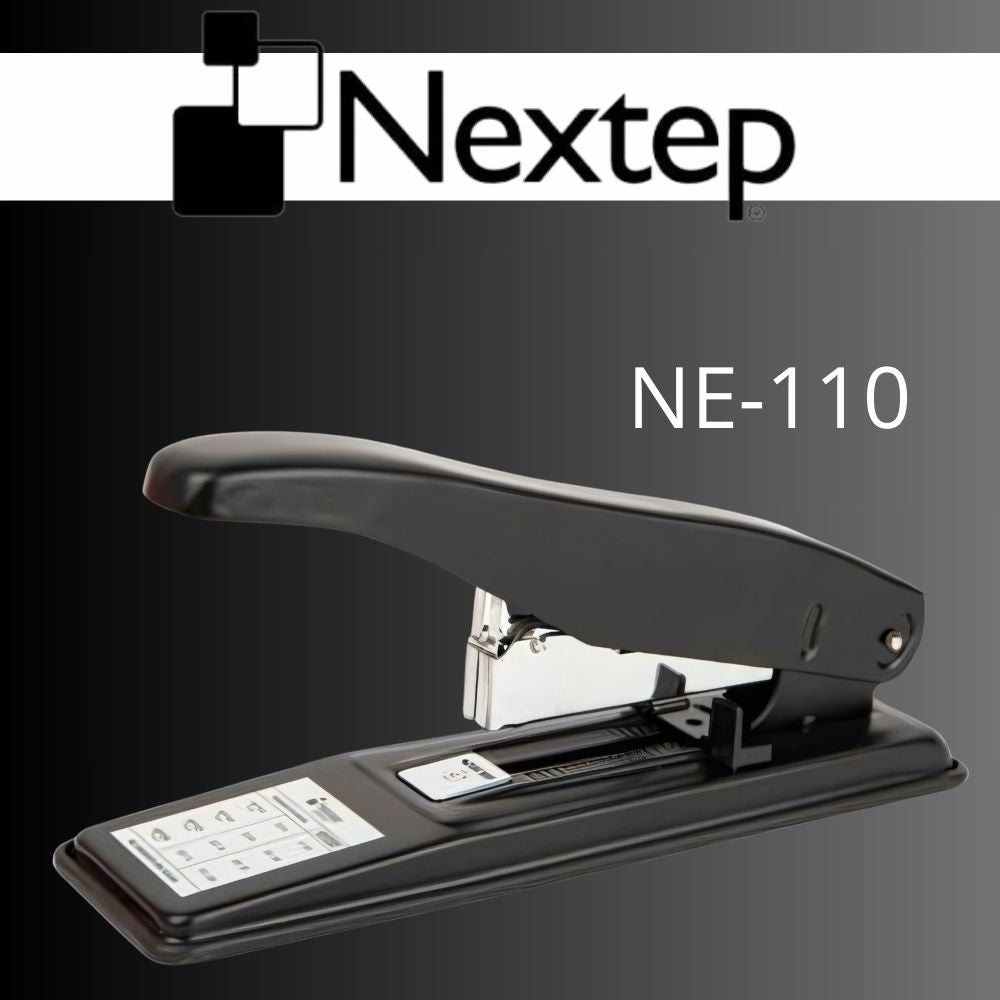 Engrapadora Nextep Uso Rudo Hasta 100 Hojas Color Negro