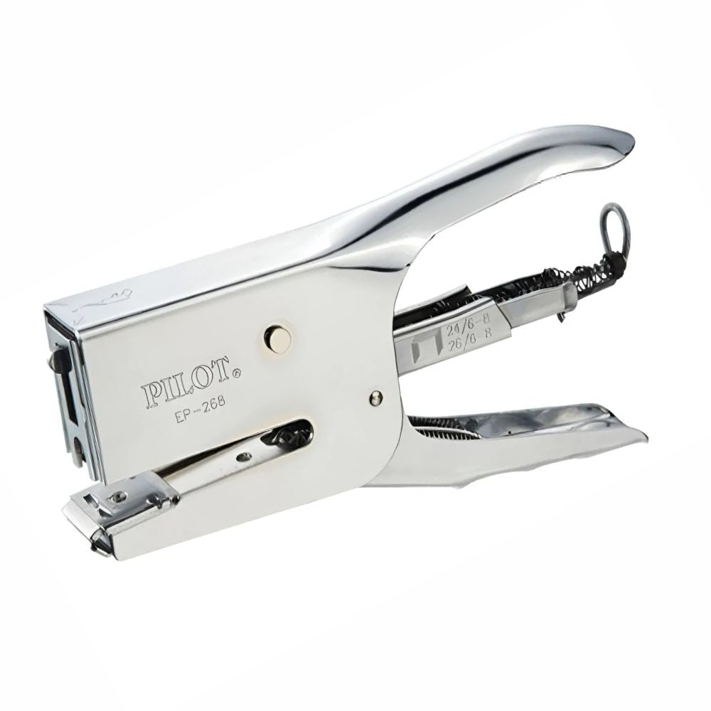 Engrapadora de Pinza Pilot EP-268 Cromada | Tira Completa | 40 Hojas