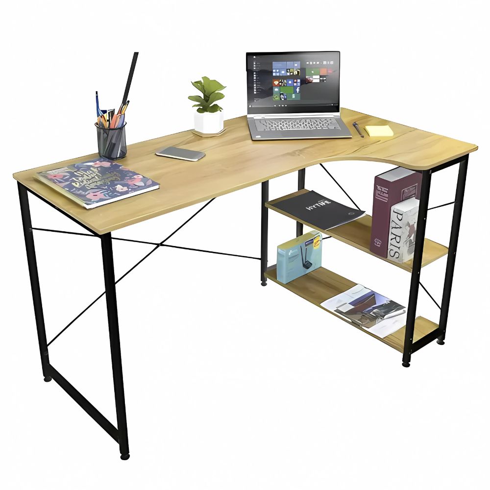 Escritorio con repisas inferiores TOP LIVING Desk-12 café desk12