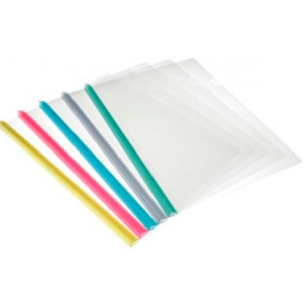 Folder Fortec Polipropileno con Costilla | Carta, 5 Piezas, Colores Surtidos