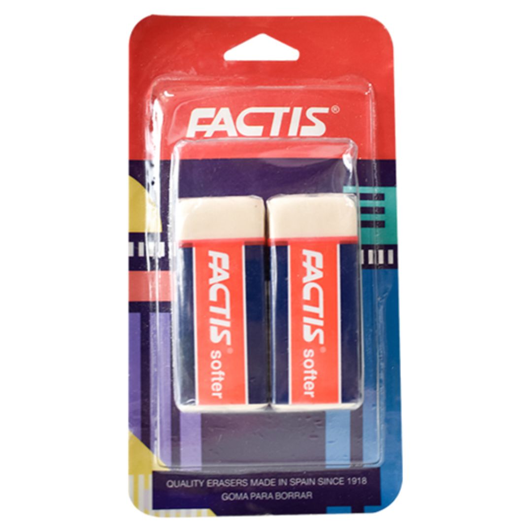 Goma Factis S20 Con Faja De Cartón Blíster 2 Piezas