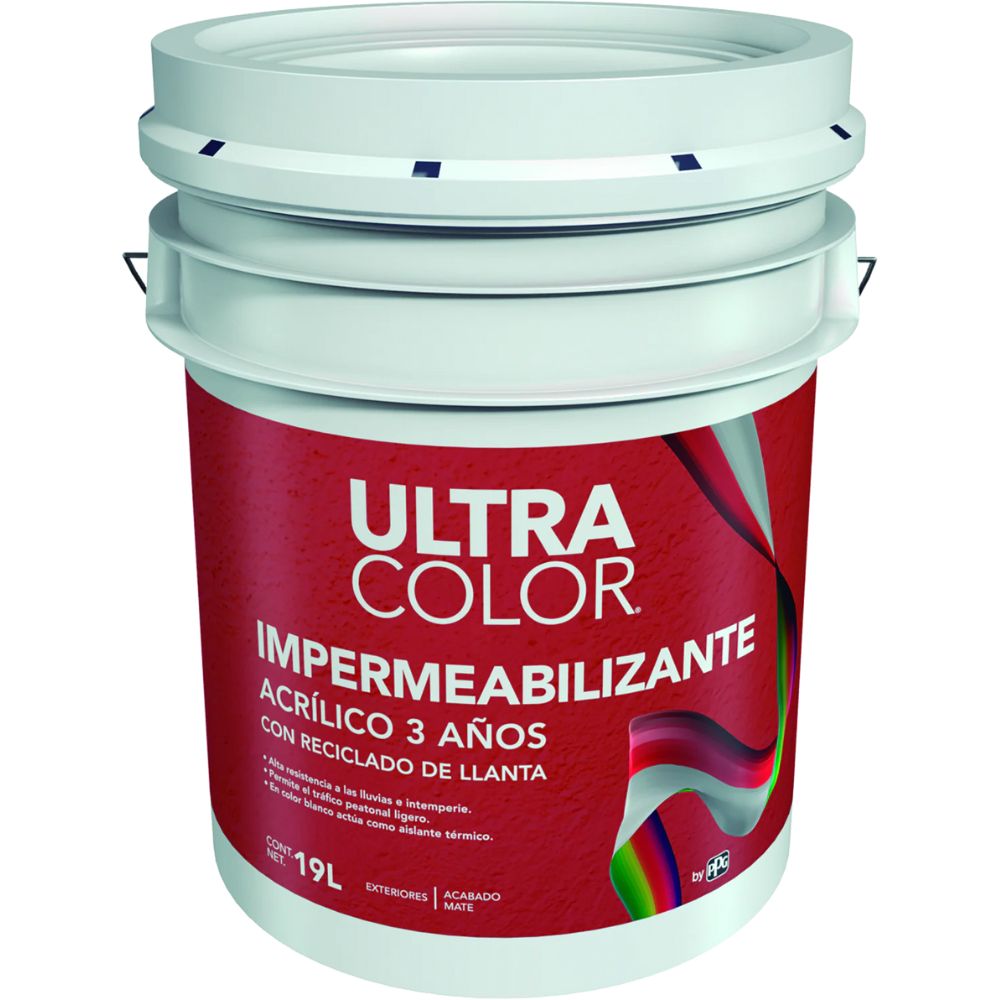 Impermeabilizante Reciclado Rojo Superior Ultra Color 3 Años