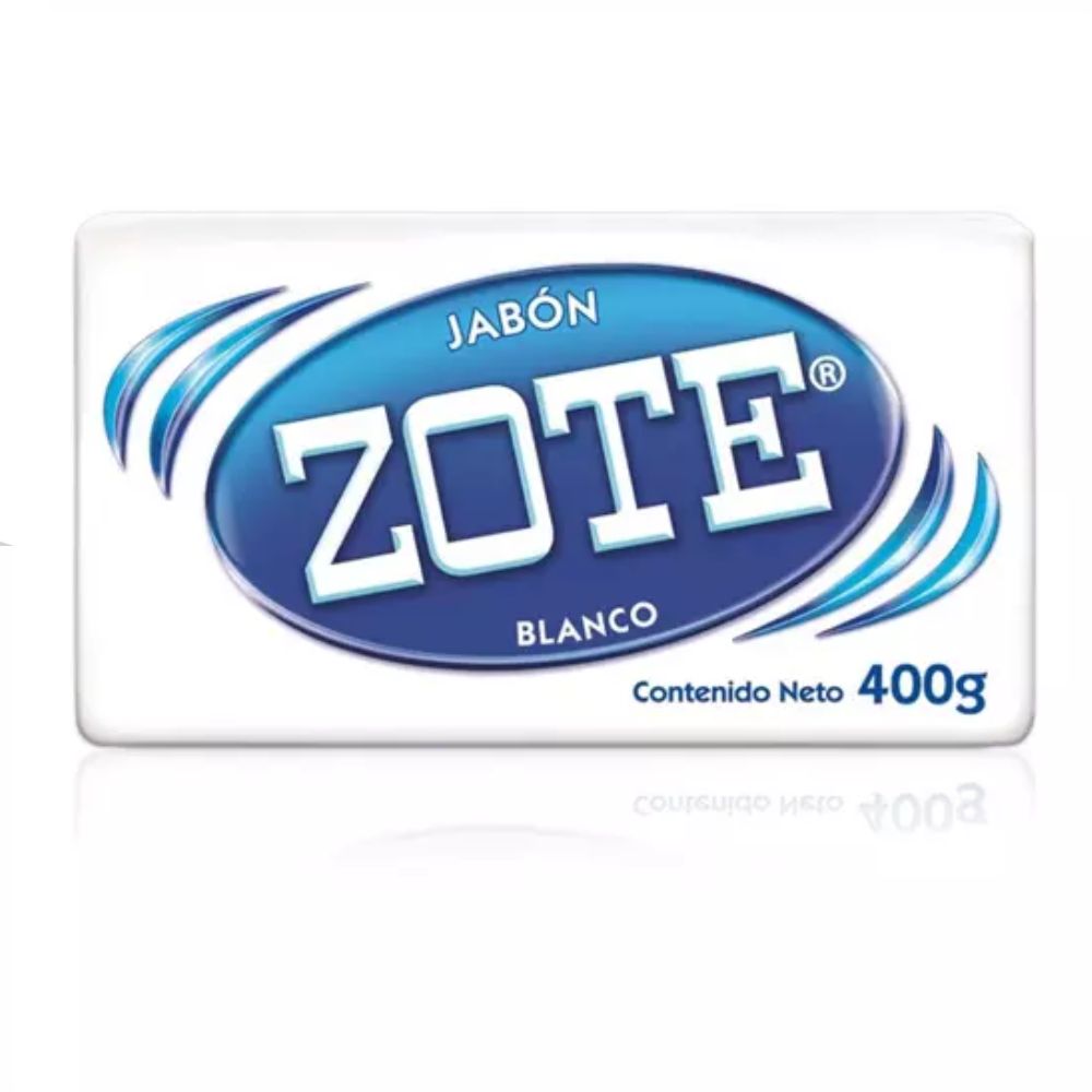 Jabon En Barra Biodegradable Zote de 400 Gr.
