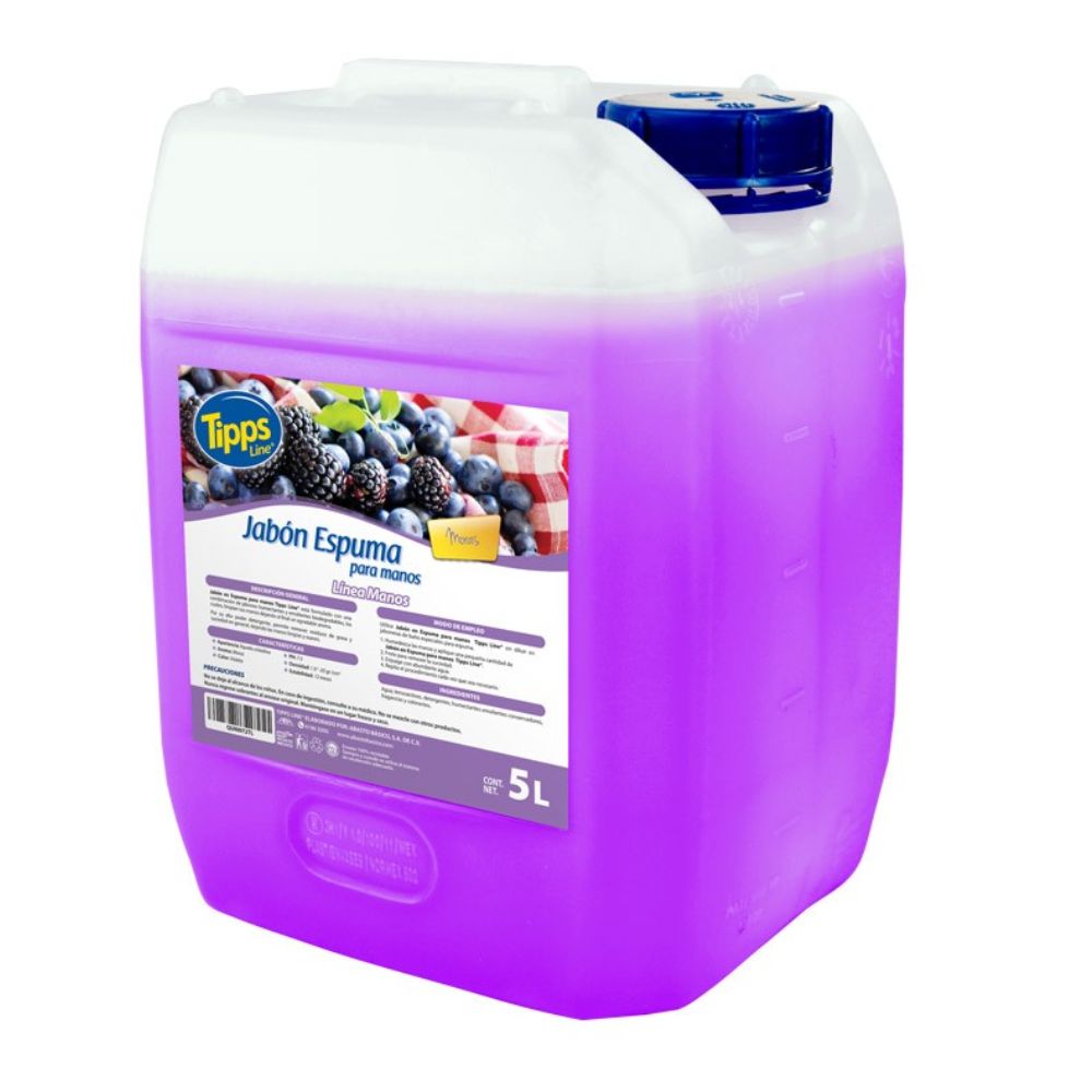 Jabón en Espuma para manos Moras 5L Tipps Line COLMENERO SHOP