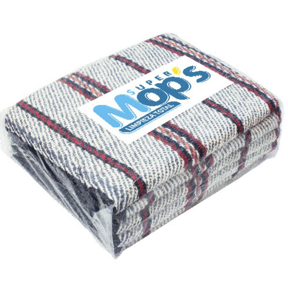 Jerga De Algodón Super Mops Color Azul