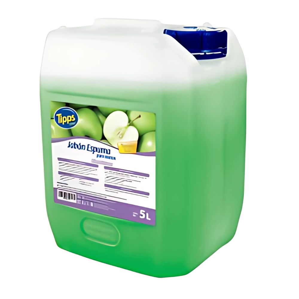 Jabón en Espuma para manos Manzana Verde 5L Tipps Line