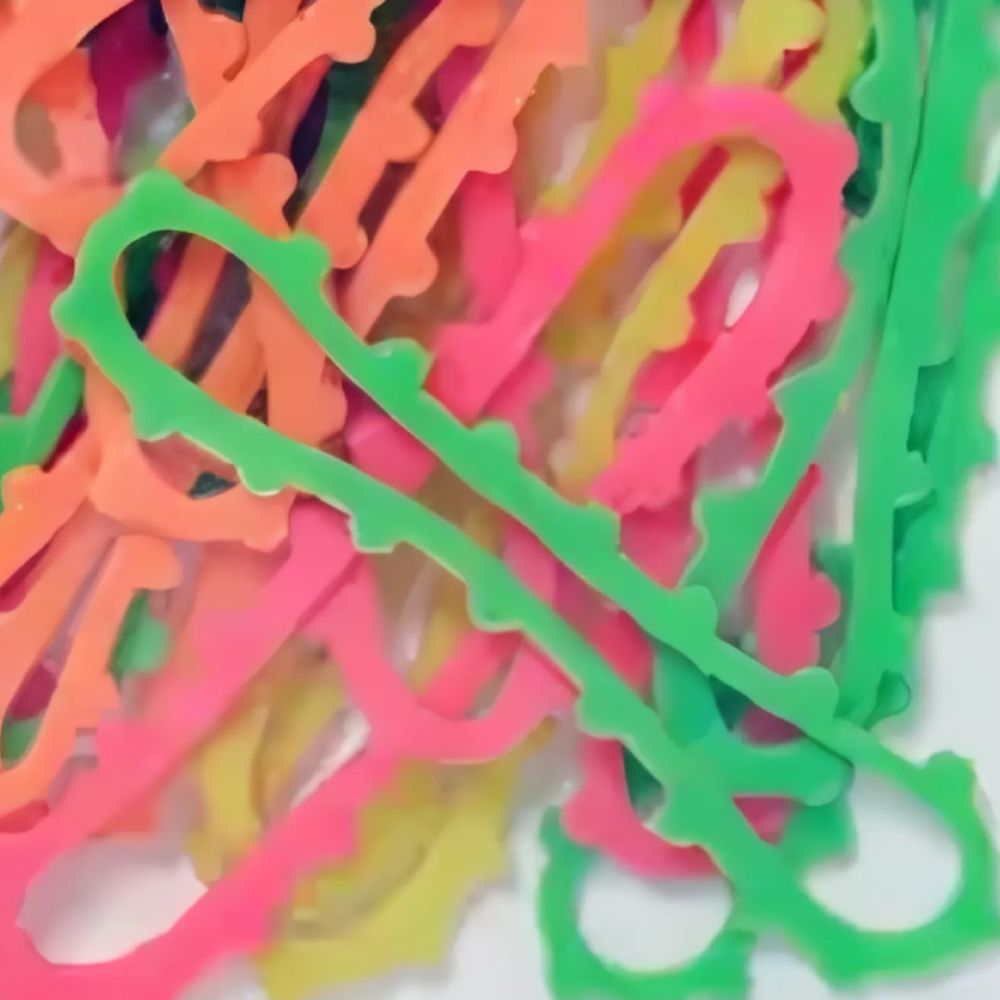 Ligas Hércules de Hule No. 18 | Colores Surtidos | Bolsa con 20 g