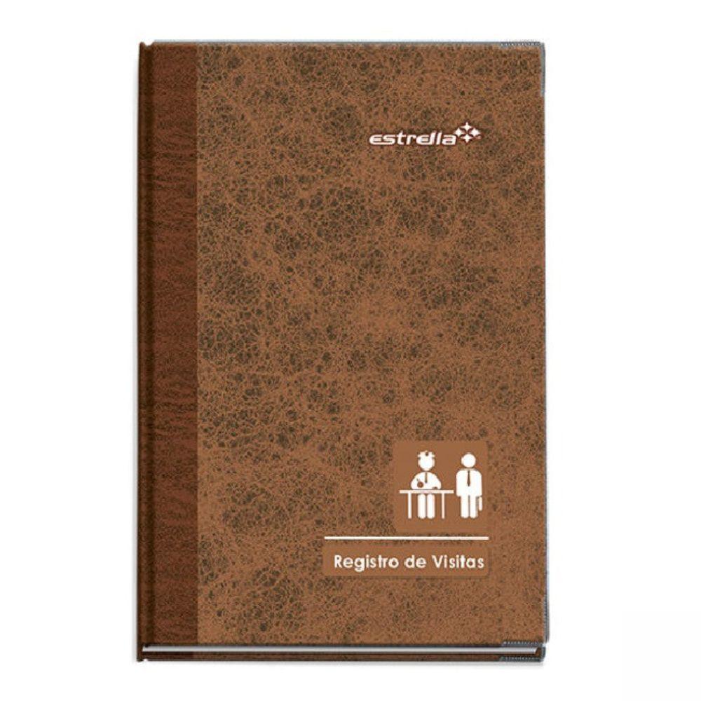 Libro Registro De Visitas De 96 Hojas Estrella