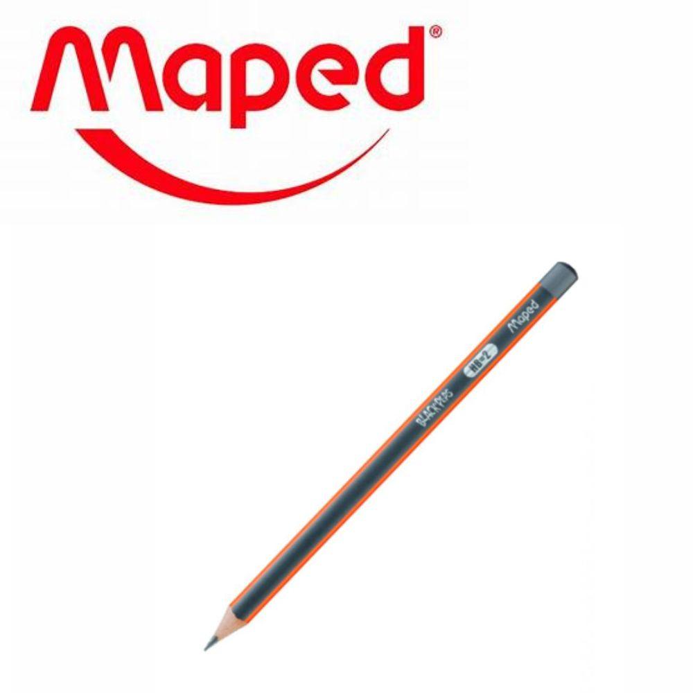 Lápiz De Grafito Black Peps Maped Con 72 Piezas Lápiz Hb No. 2 Forma Triangular 851759Z - Colmenero Shop
