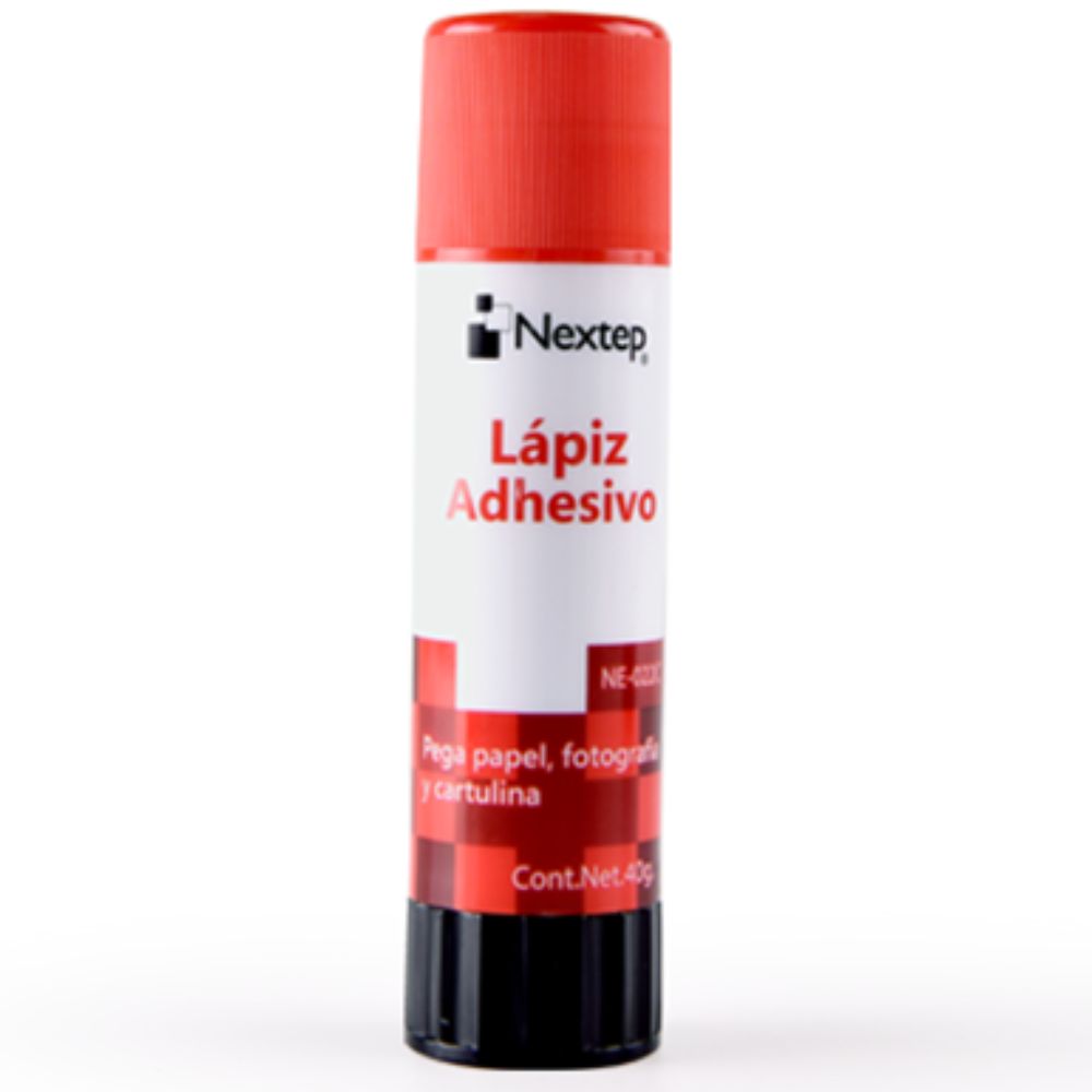 Lápiz Adhesivo Nextep 40g – Caja con 6 Piezas – No Tóxico