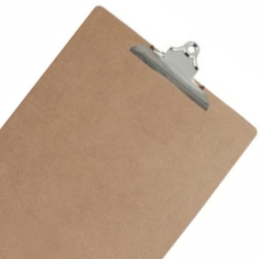 Tabla Mae Compuesta De Fibracel Mdf Tamaño Oficio Con Gancho De Metal