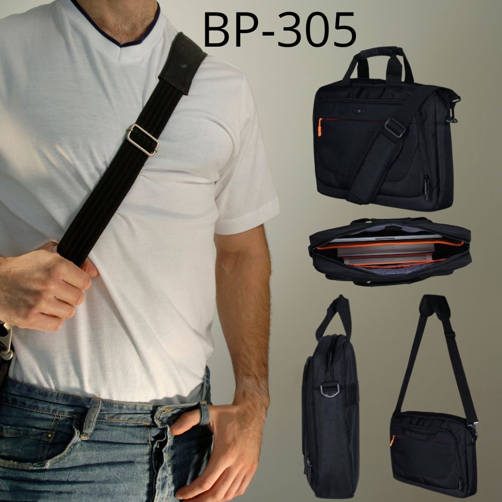 MALETIN VORAGO BP-305 PARA LAPTOP HASTA 15.6 y quot NEGRO C/ GRIS colmenero.shop