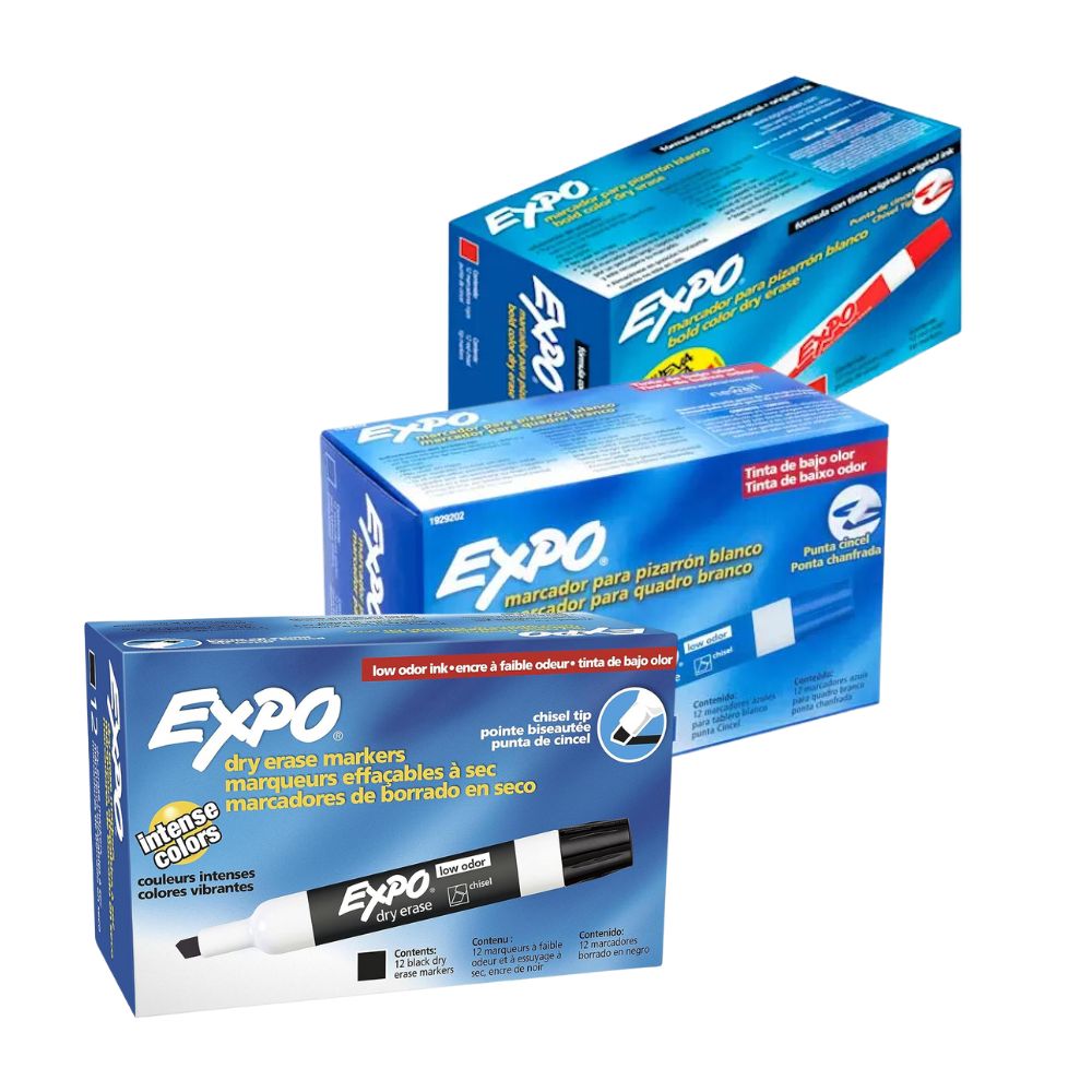 Marcador Para Pizarron Expo Caja Con 12 Piezas