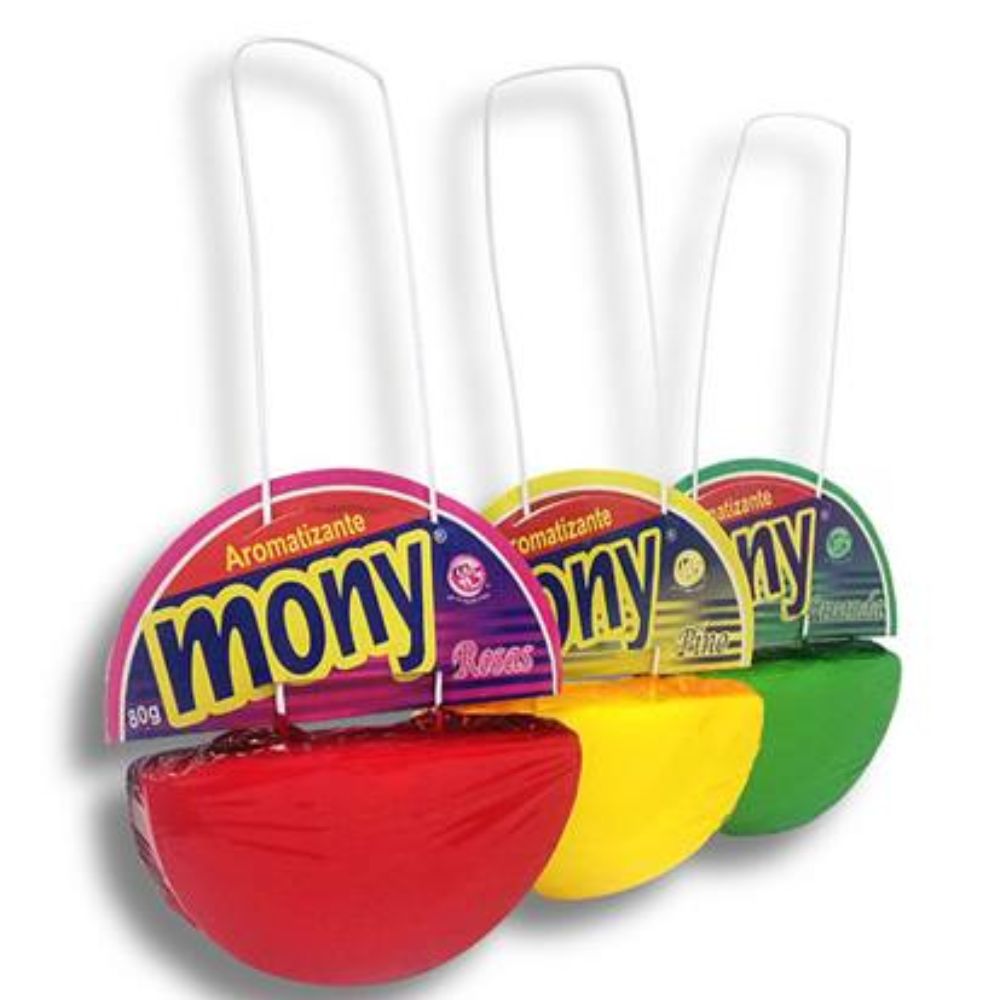 Pastilla Aromatizante Para Inodoro Mony Tipo Media Luna 80 Gr.