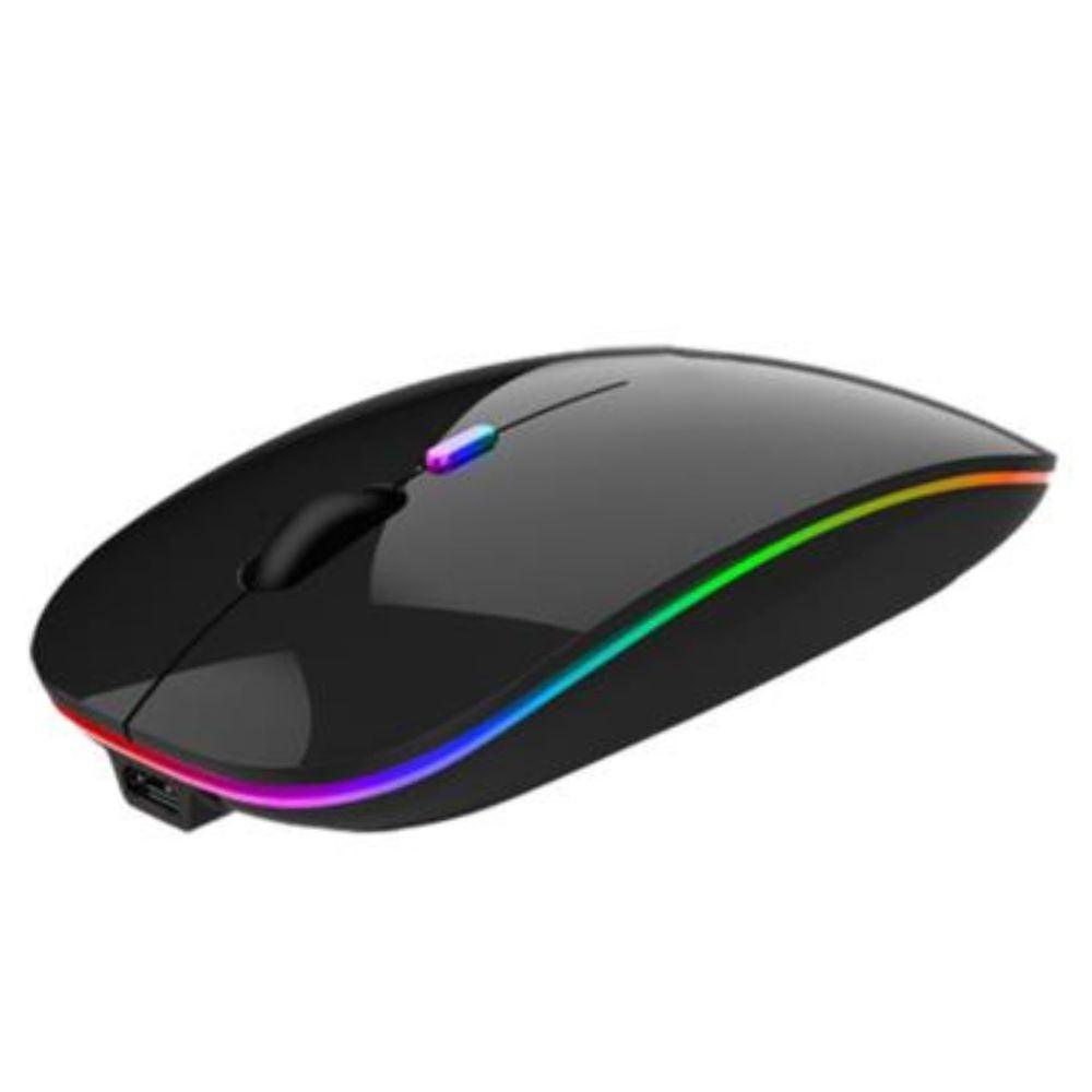 Mouse Nextep Inalámbrico Recargable Delgado/Silencioso Rgb 1600 Dpi - Colmenero Shop