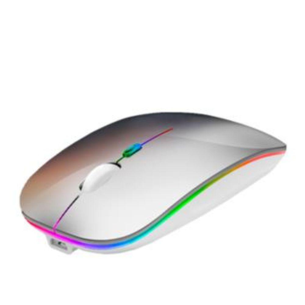 Mouse Nextep Inalámbrico Recargable Delgado/Silencioso Rgb 1600 Dpi - Colmenero Shop