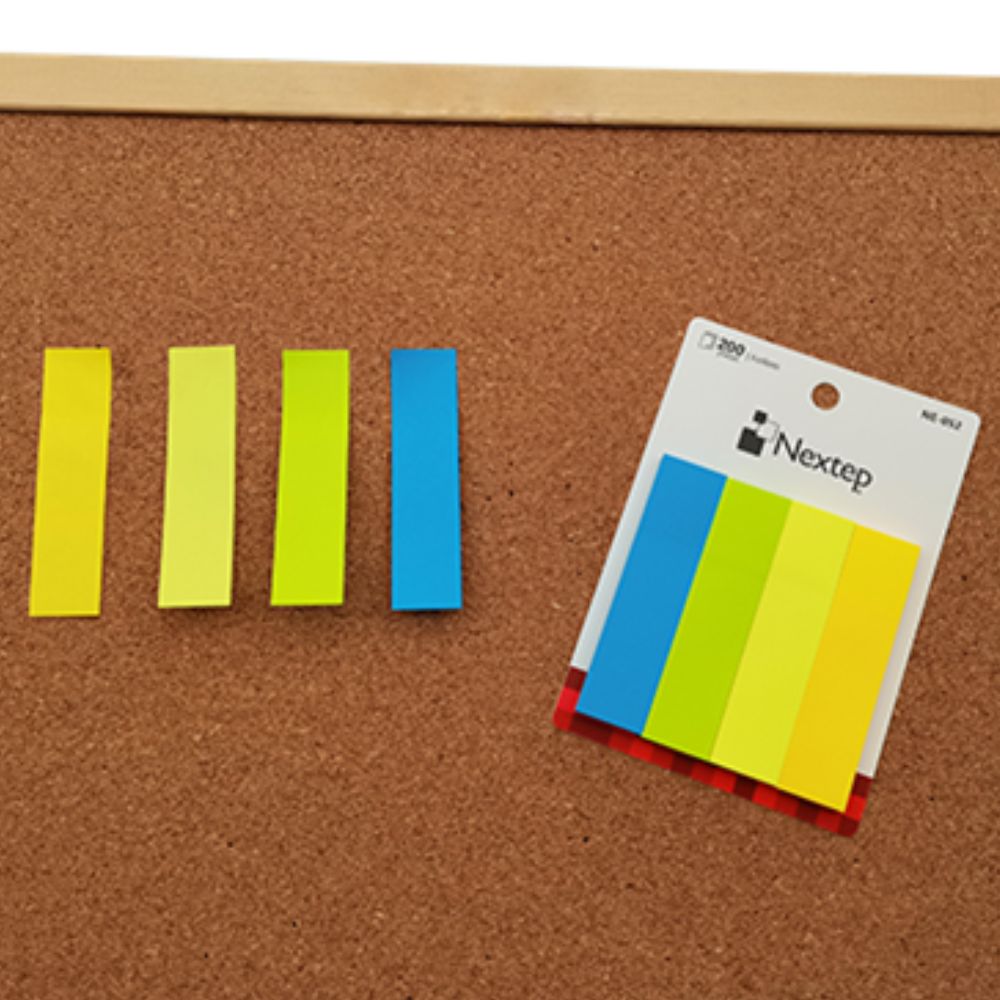 Banderitas Nextep Neón 4 Blocks Con 200 Piezas NE-052