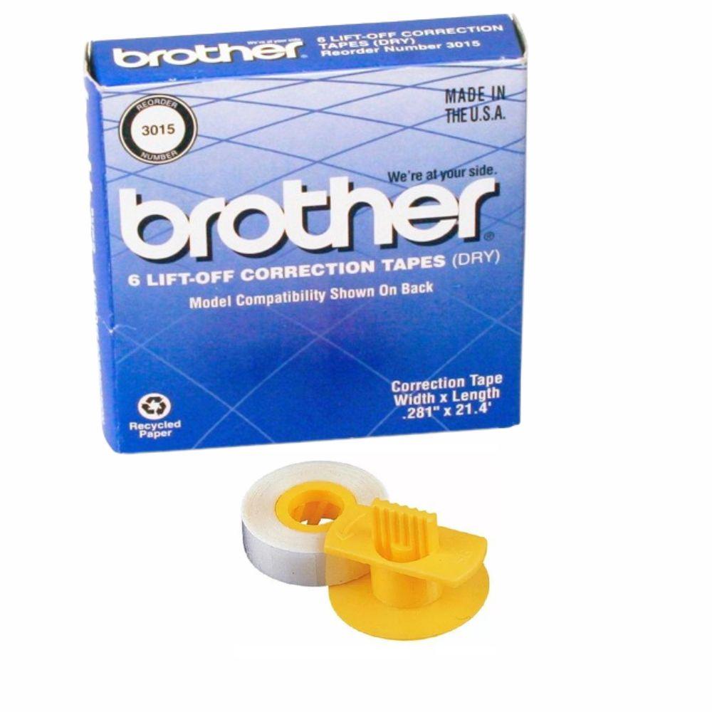 Cintas Correctora Brother Original Ax-10 3015 C/6 Pzas - Colmenero Shop