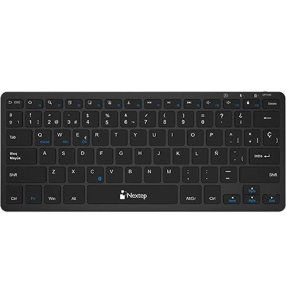 Teclado Nextep Inalámbrico Compacto Recargable Bluetooth Ne-415M - Colmenero Shop