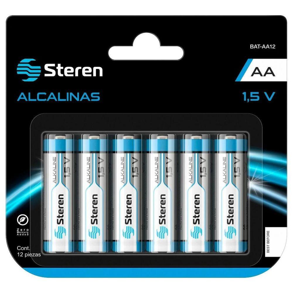 Pila Alcalina Aa Steren Blister De 12 Piezas - Colmenero Shop