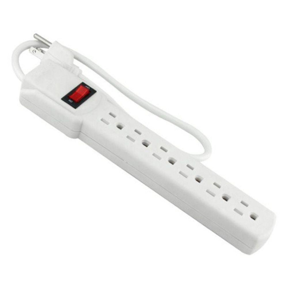 Multicontacto Santul Blanco 6 Entradas C/Luz Indicadora - Colmenero Shop